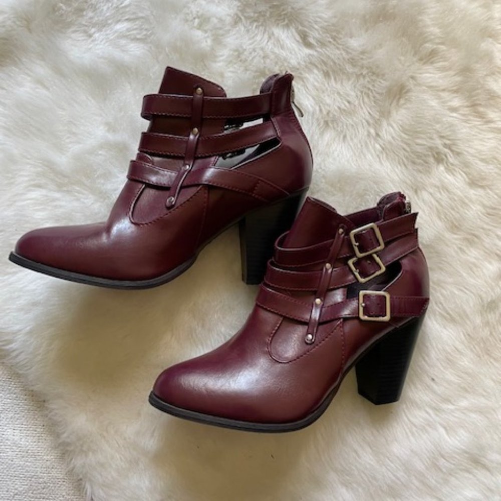 Burgundy Boots